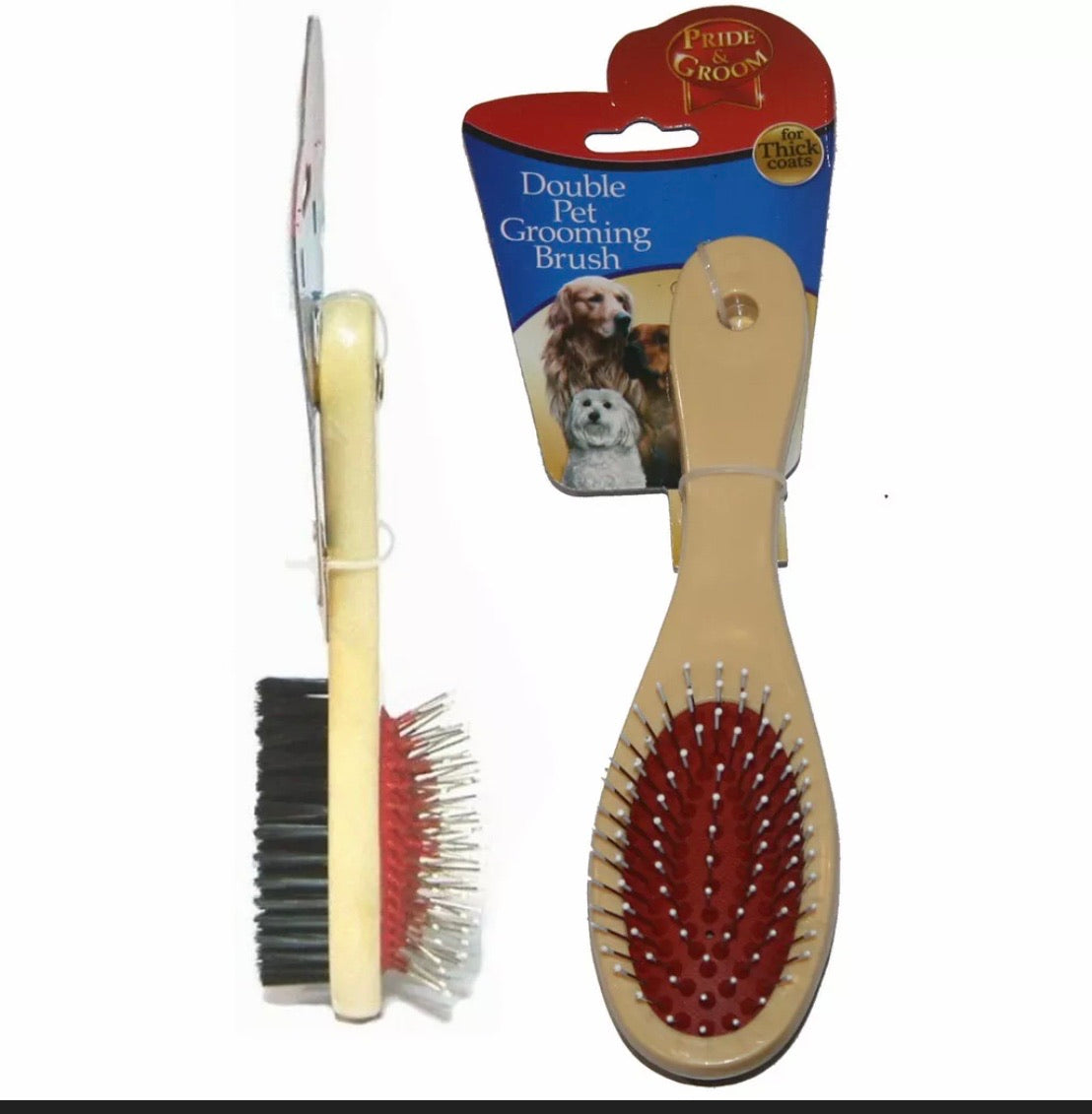 Double Sided Pet Grooming Brush Mayors Sports and Menswear