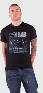The Beatles Live At The Palladium 1963 Official Mens New Black T Shirt