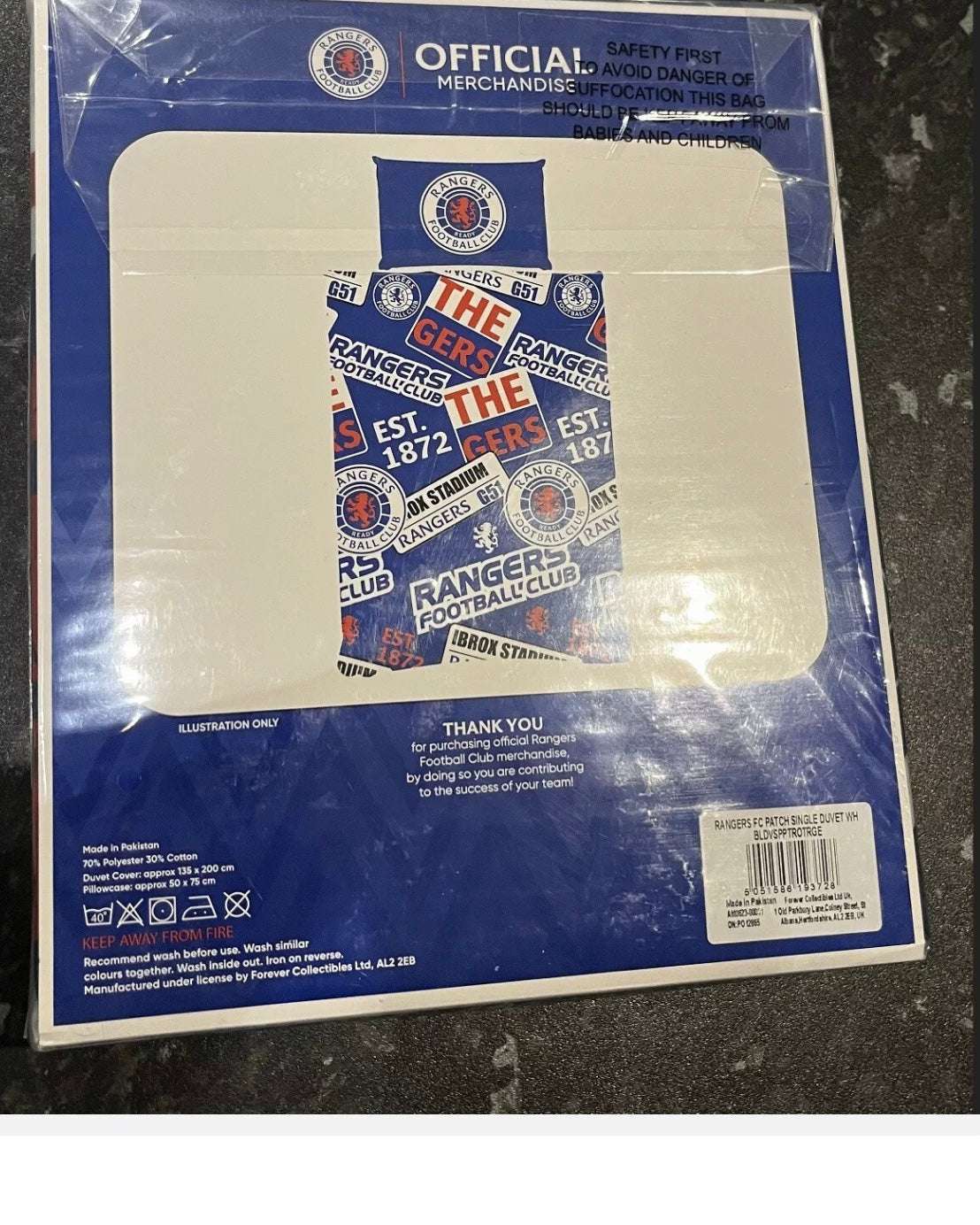 Glasgow Rangers FC Duvet Covers