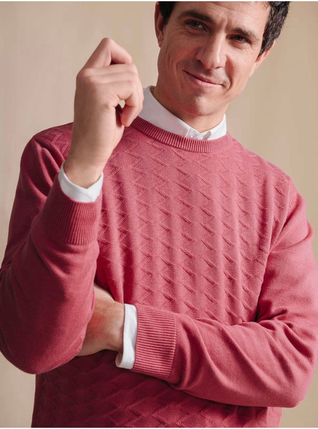 Peter Gribby Premium Combed Cotton Crew Neck Jumper