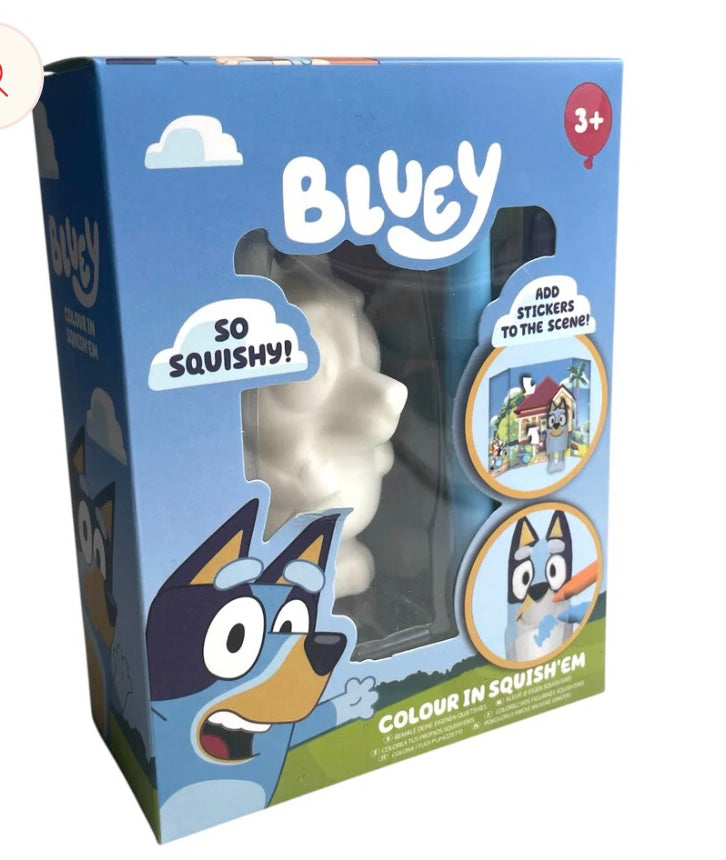 Bluey Colour Your Own Squish'em
