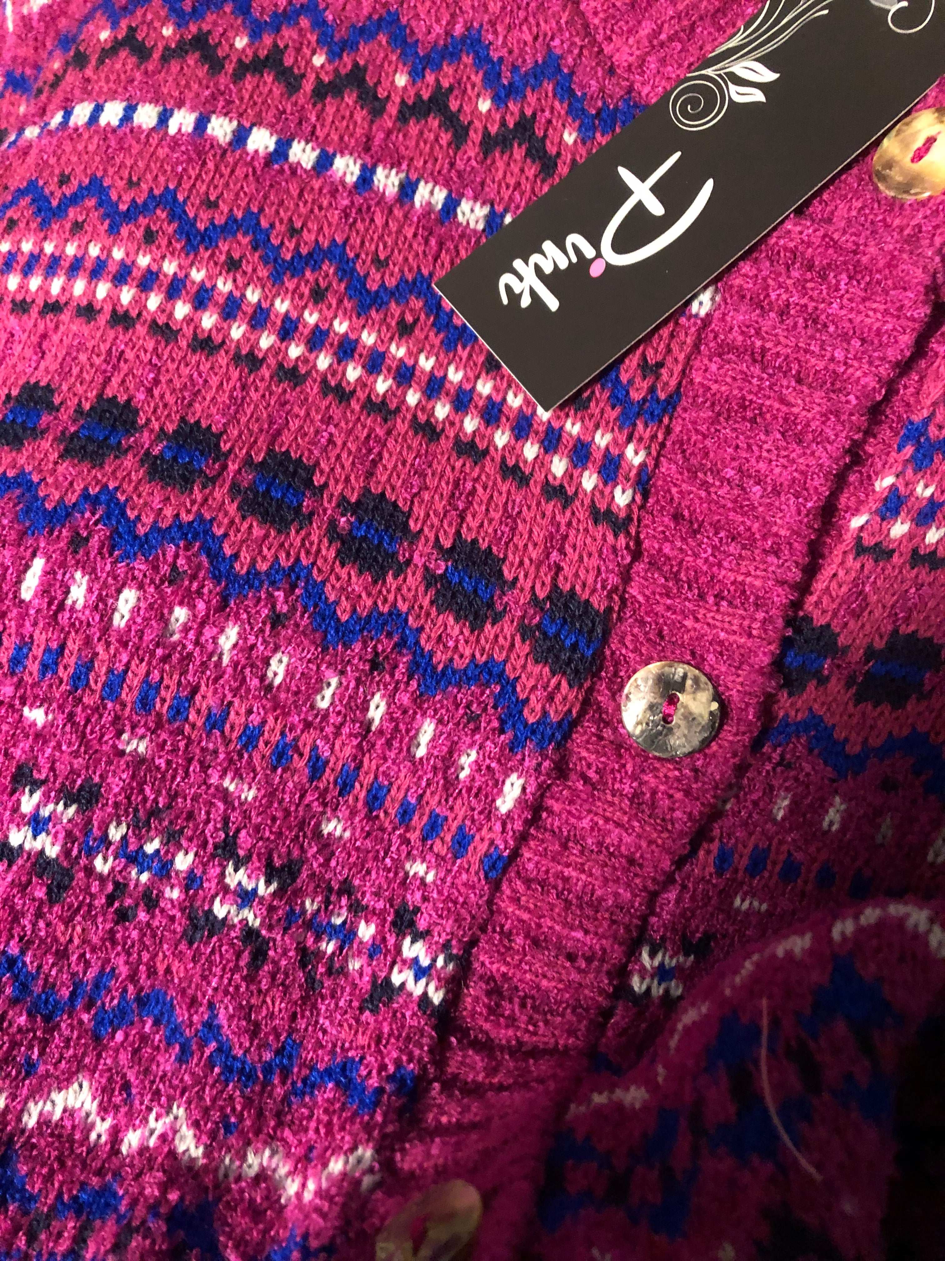 Edinburgh Woollen Fairisle  Ladies Cardigan