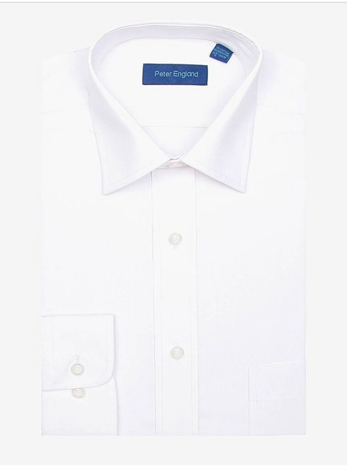 Peter England Cotton Rich Non Iron Classic Fit Shirt