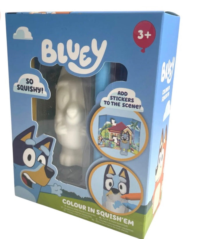 Bluey Colour Your Own Squish'em