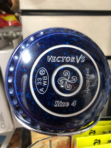 Taylor Lawn Bowls Vector VS Pro Grip in Dark Blue/Blue Speckled