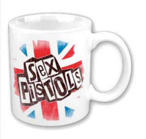 Sex Pistols Boxed Mug.
Classic Anarchy In The UK motif.
