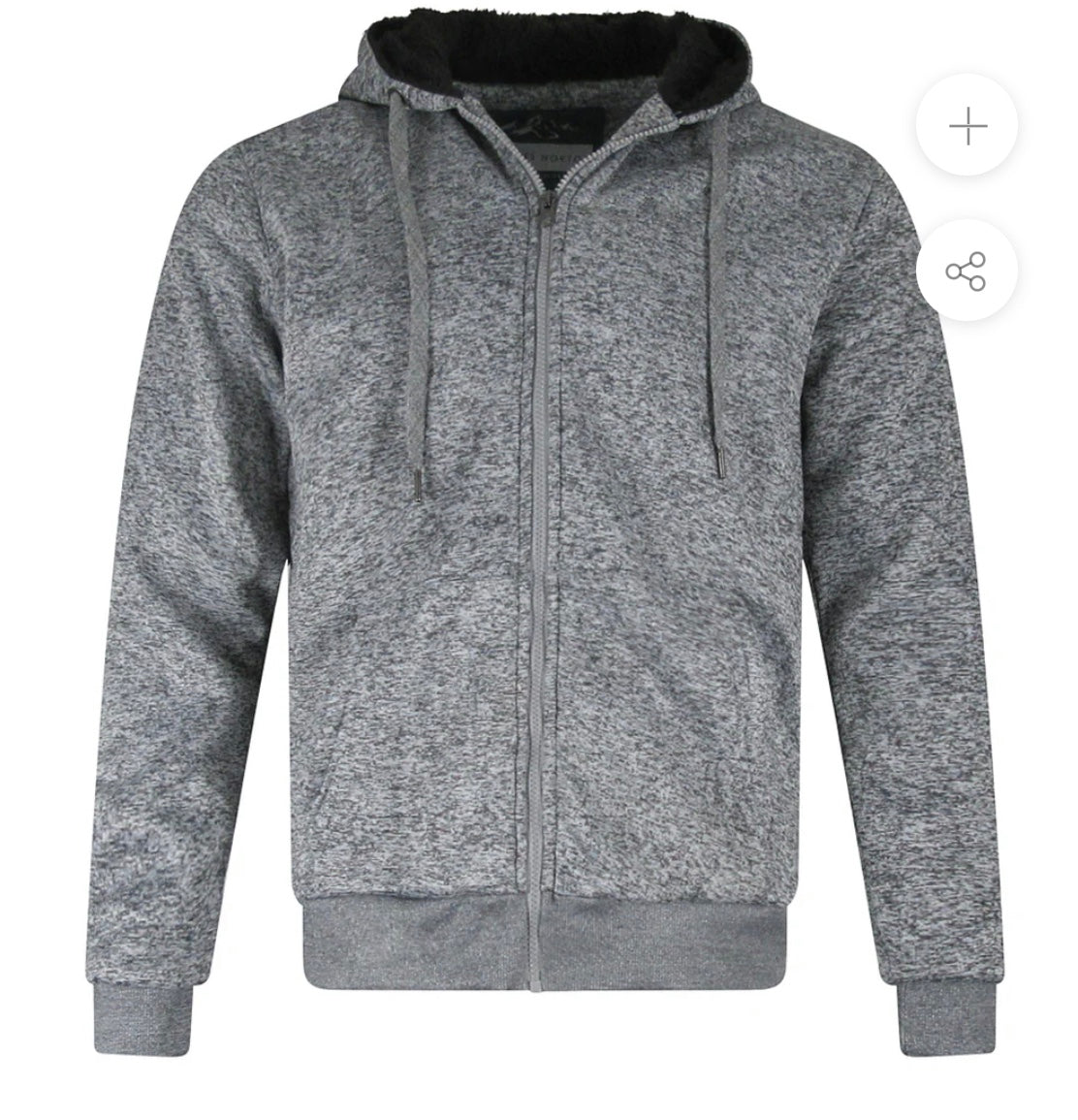CHARLES NORTON PADDED HOODY FLEECE LINED