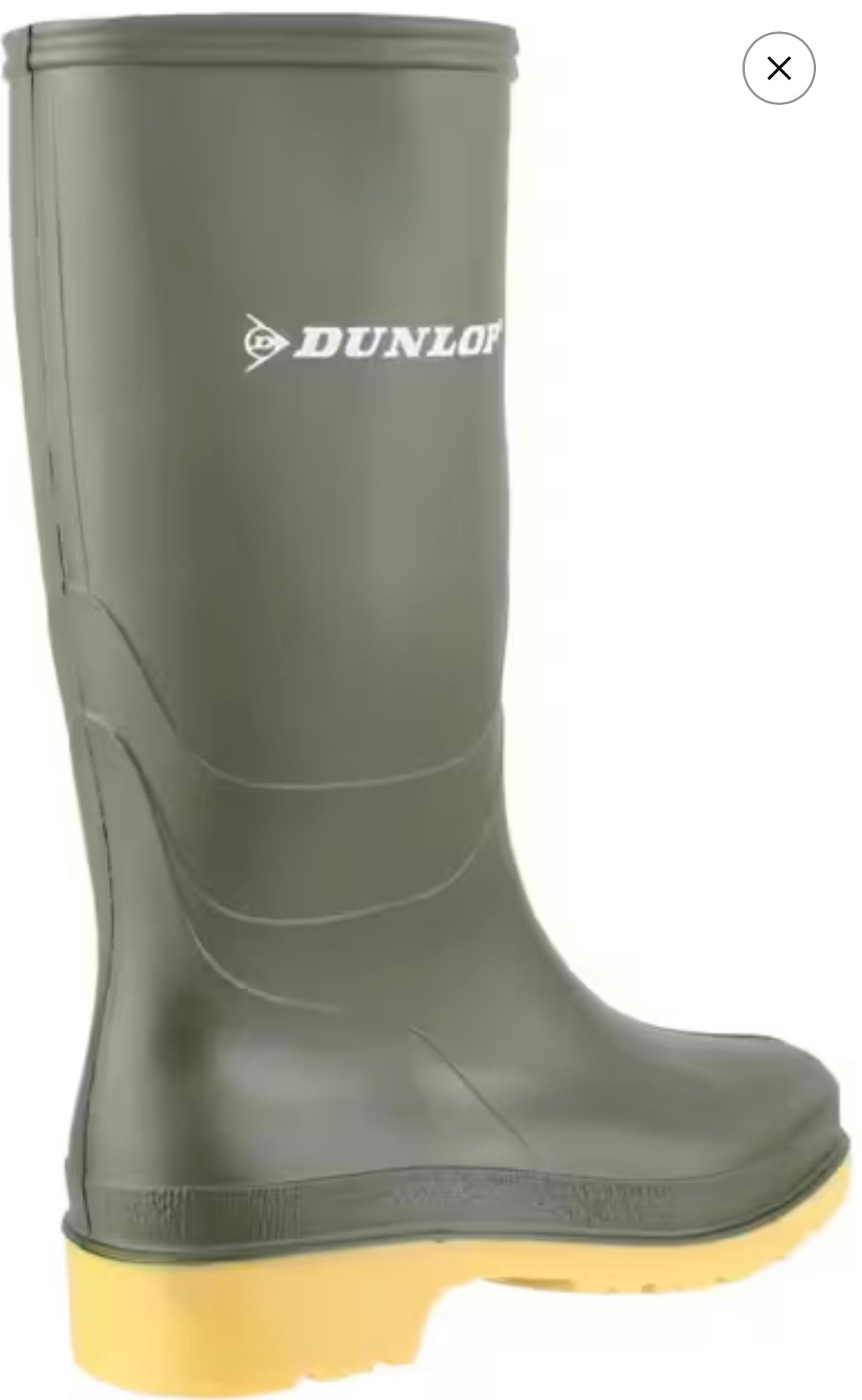 Wellington Boots Green High Quality PVC Administrator/Dunlop