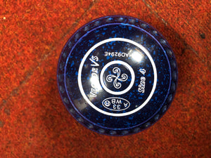 Taylor Lawn Bowls Vector VS Pro Grip in Dark Blue/Blue Speckled