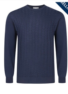 Peter Gribby Premium Combed Cotton Crew Neck Jumper