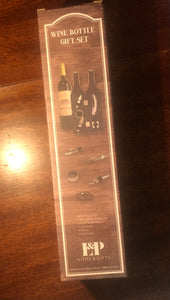 Wine Connoisseur Gift Set in Bottle Shape Box