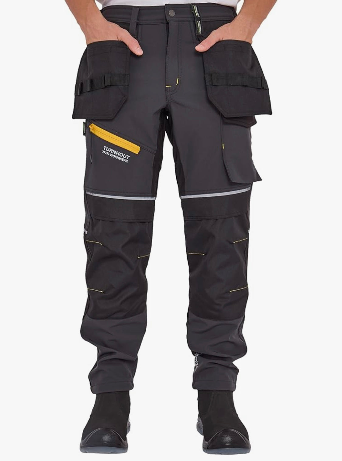 Turnhout Soft Shell Cargo Work Trousers Safety Combat Pants