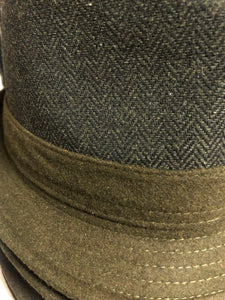 Mens Herringbone Trilby A1780