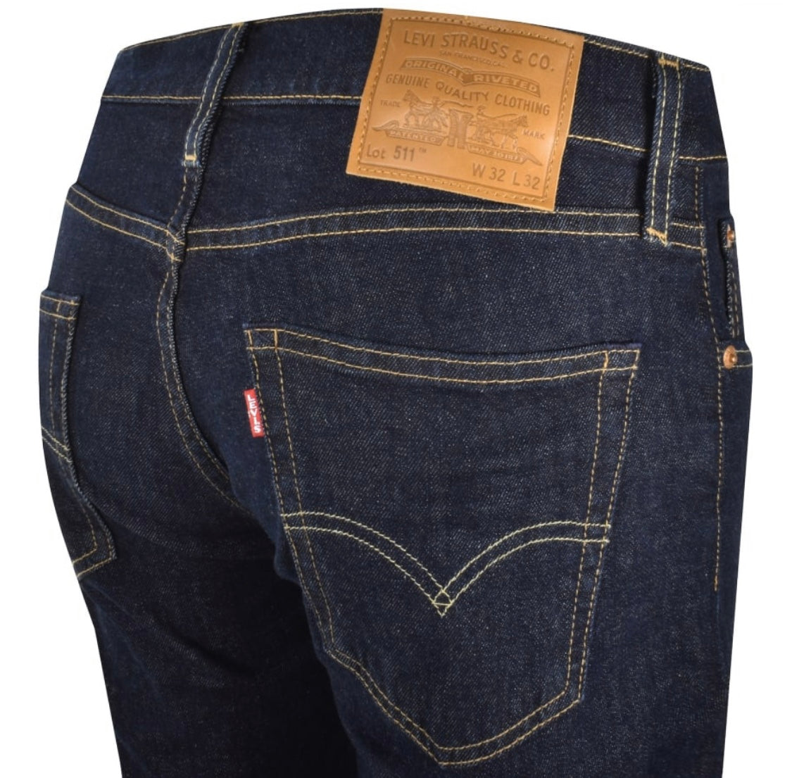 Levis 511 Slim Fit Jeans Dark Wash Navy