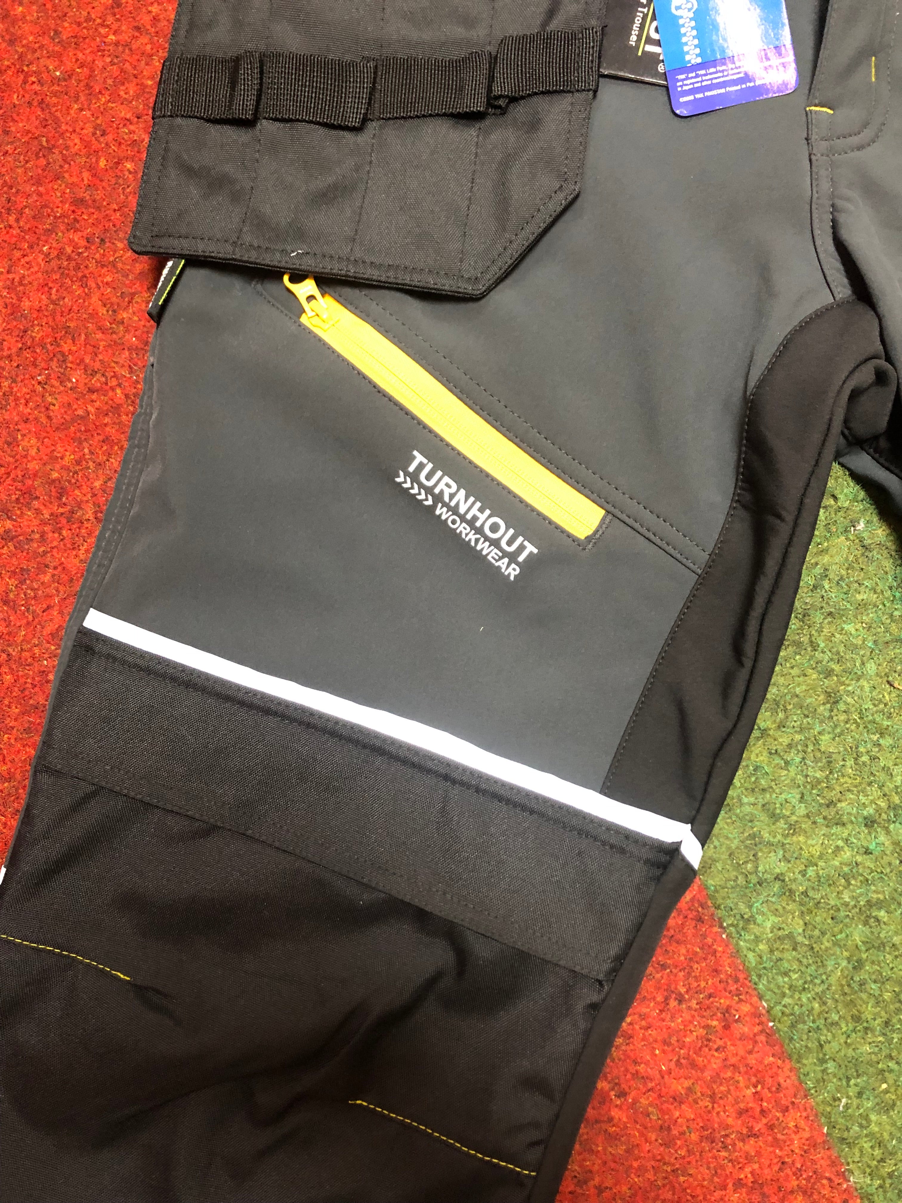 Turnhout Soft Shell Cargo Work Trousers Safety Combat Pants