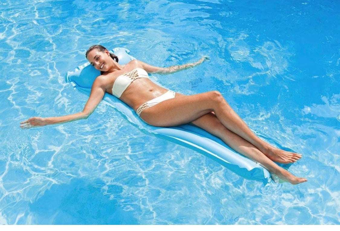 Intex Inflatable Pool Float Air Mattress Airbed Economat Pool Lilo Blow Up Mat