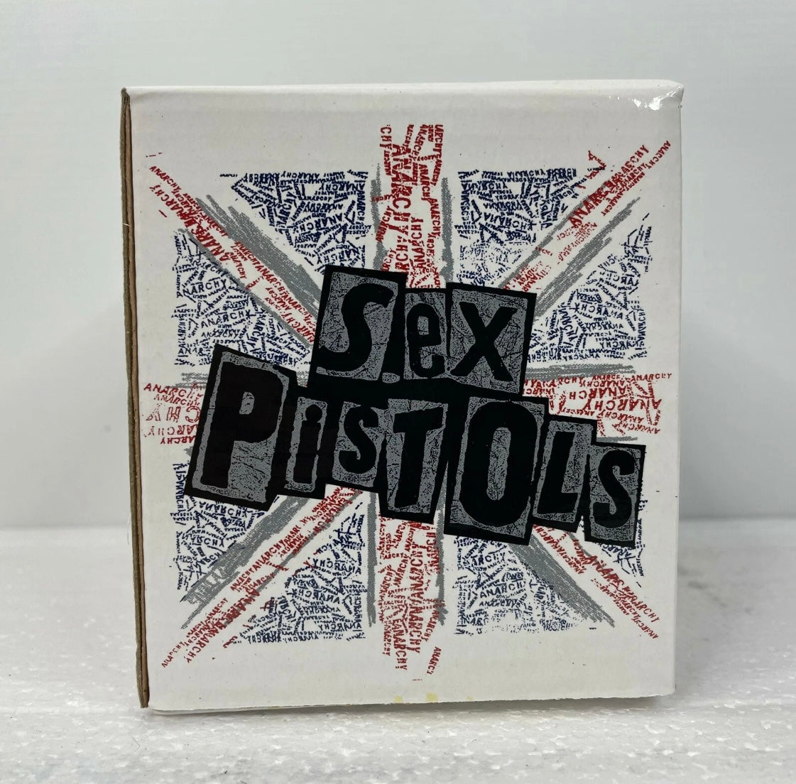Sex Pistols Boxed Mug.
Classic Anarchy In The UK motif.