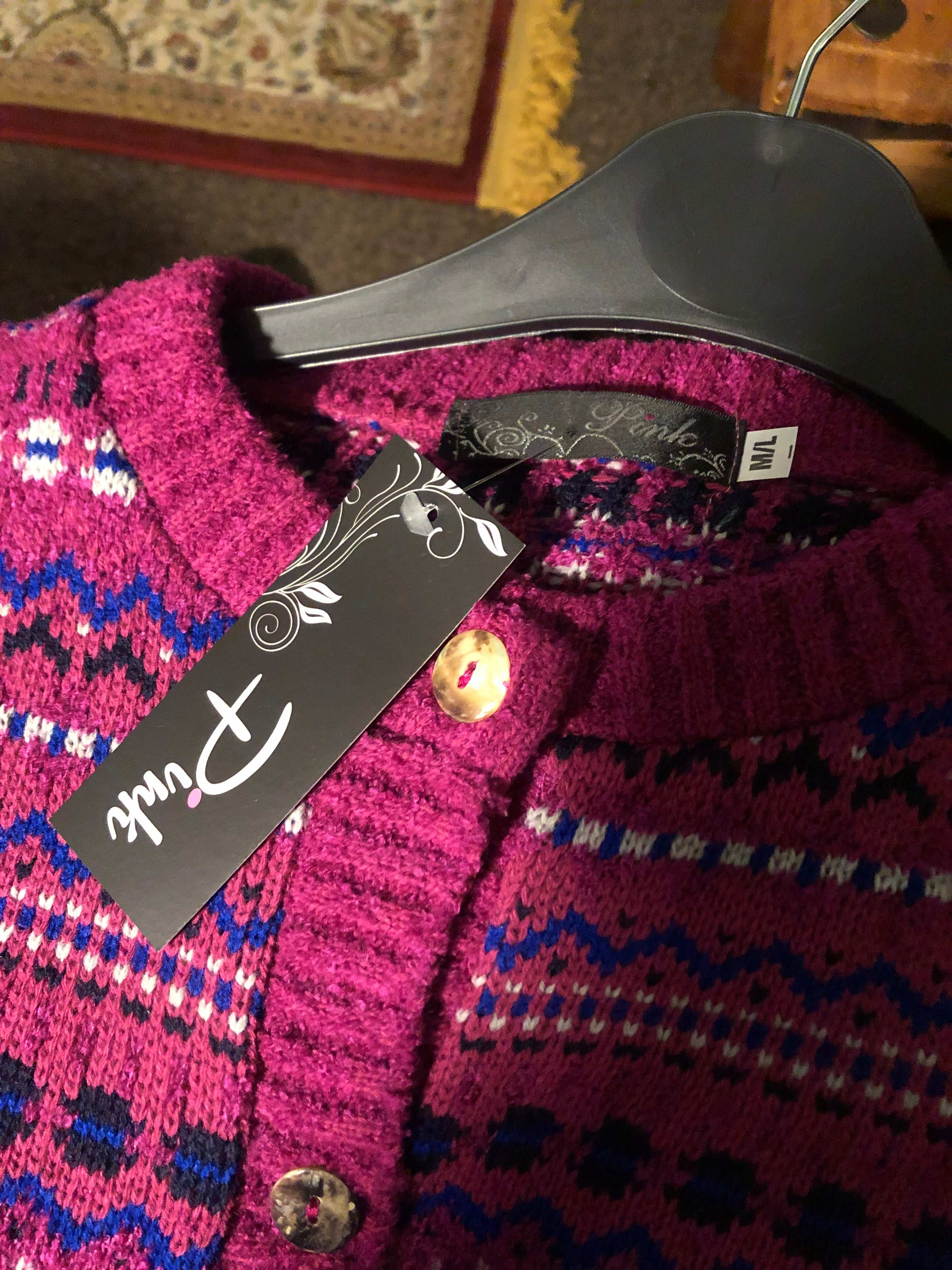 Edinburgh Woollen Fairisle  Ladies Cardigan