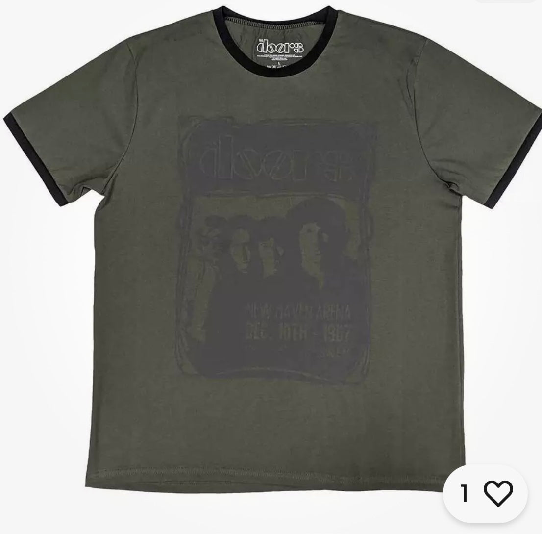 The Doors New Haven Frame Ringer T Shirt Rock Off