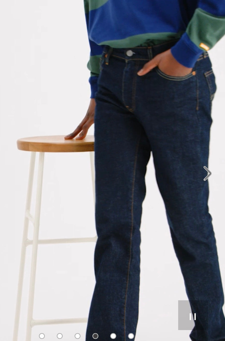 Levis 511 Slim Fit Jeans Dark Wash Navy
