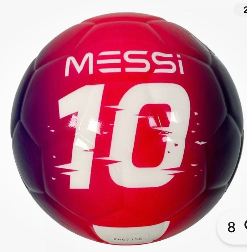MESSI MINI FOAM FOOTBALL - 13CM GIFT FOR FOOTBALL FAN KIDS - OUTDOOR PLAY NEW