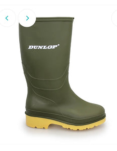 Wellington Boots Green High Quality PVC Administrator/Dunlop