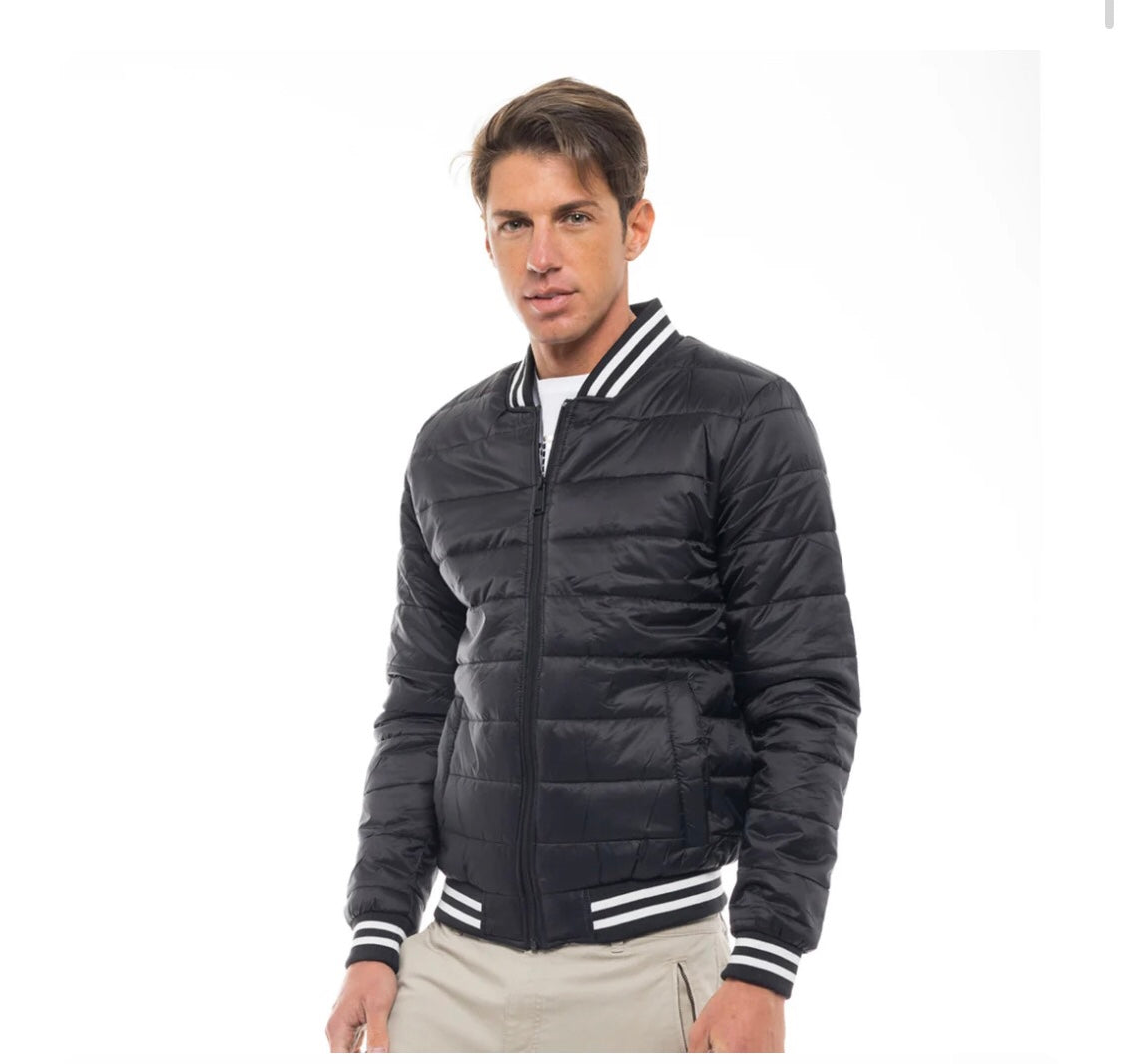 Varsity zipper padded baseball Jacket