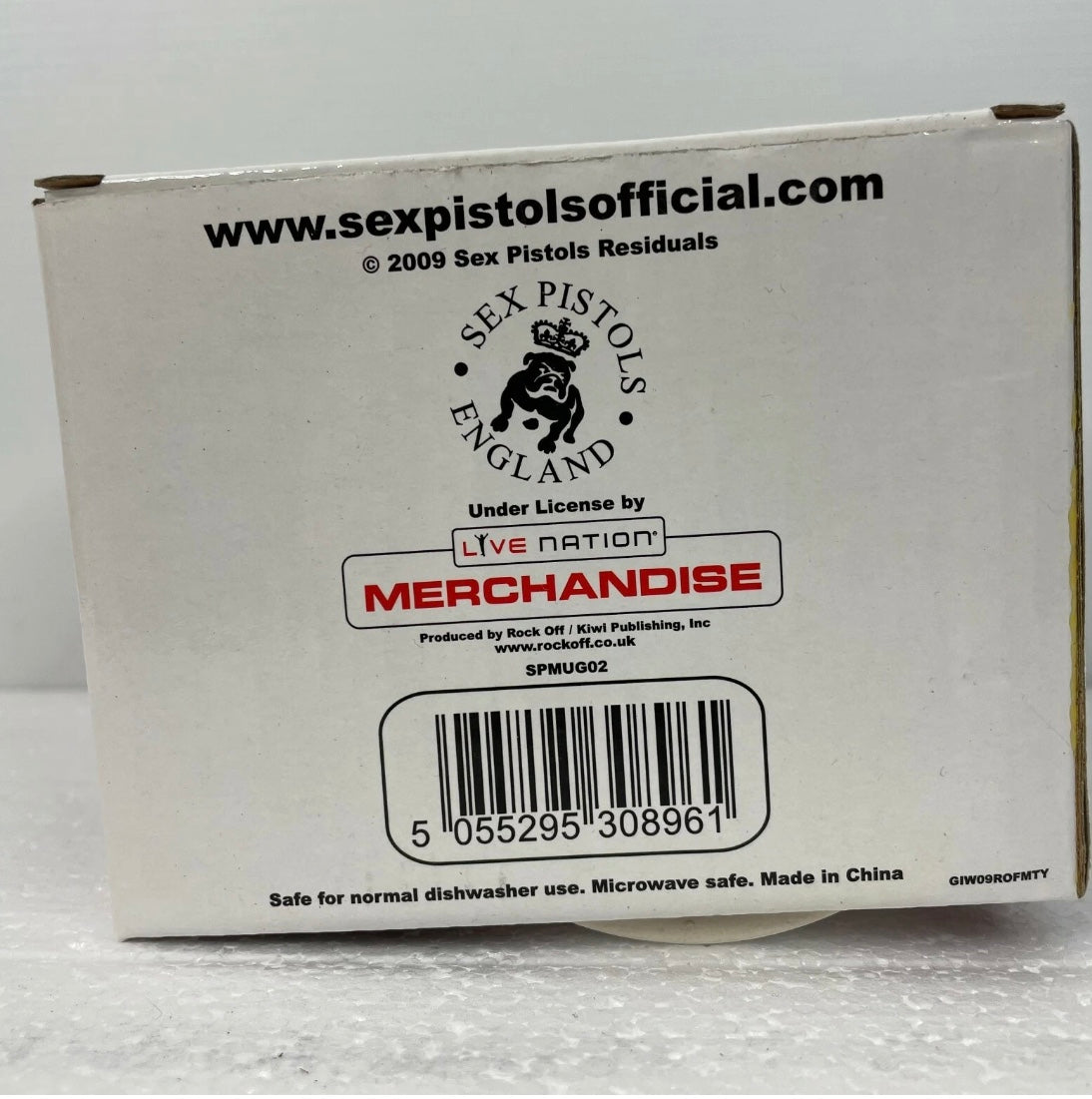 Sex Pistols Boxed Mug.
Classic Anarchy In The UK motif.