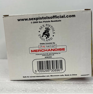 Sex Pistols Boxed Mug.
Classic Anarchy In The UK motif.