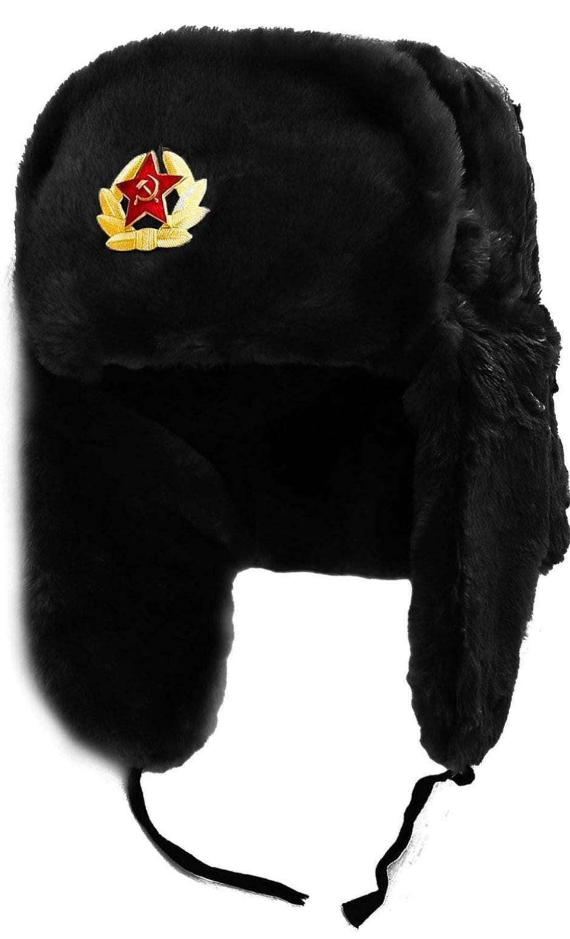 Russian Balkan Cossack Ushanka Trapper Fur Hat