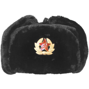 Russian Balkan Cossack Ushanka Trapper Fur Hat