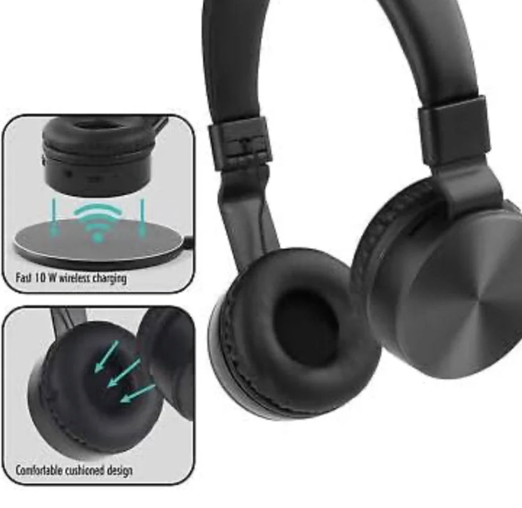 INTEMPO EE7067BLKPADSTKEU7 Wireless Bluetooth Headphones - Includes Charging Base.