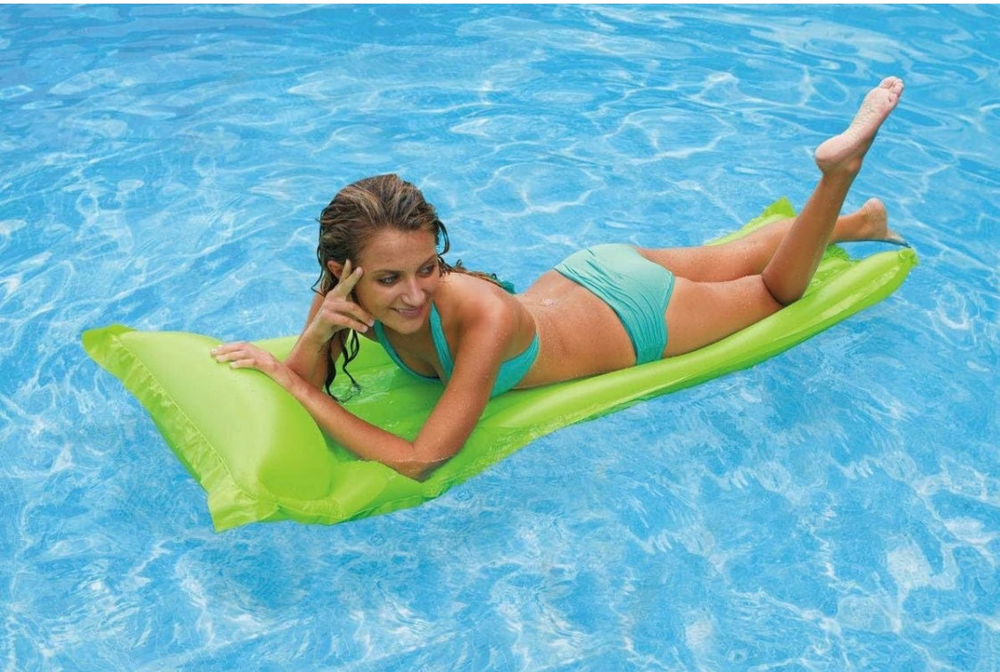 Intex Inflatable Pool Float Air Mattress Airbed Economat Pool Lilo Blow Up Mat