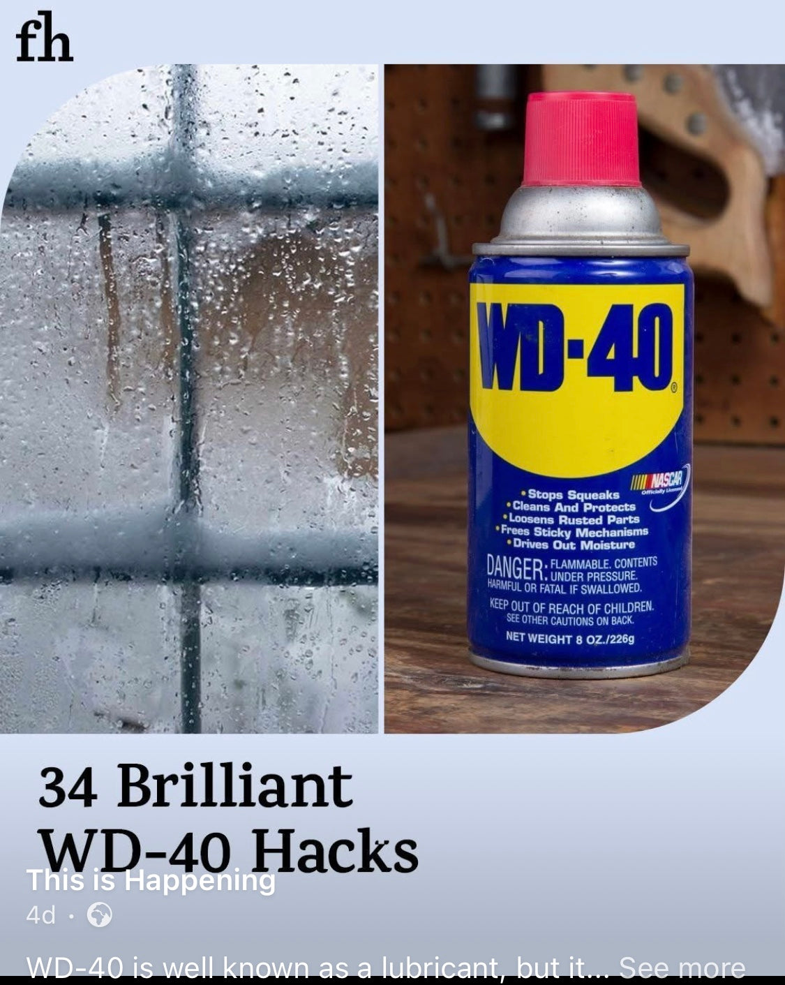 WD-40 Multi-Use Product Original Spray Can for Cleaning 100ml Toolbox Size