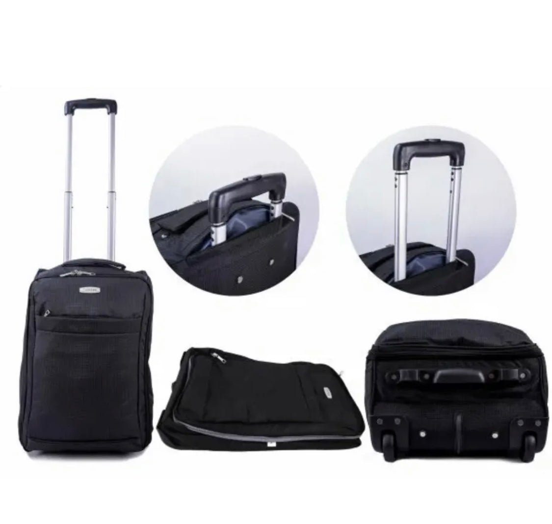 7Cities High Quality Lightweight Carry On Cabin Case Luggage Bag Travel Ryan Jet