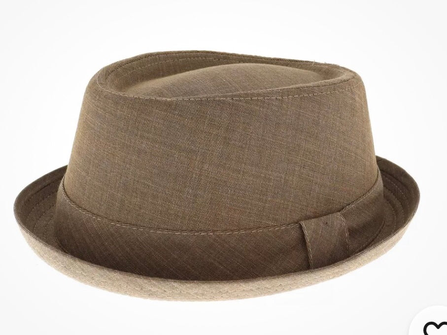 Pork Pie Hat with Removable Feather