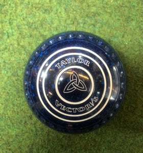 Taylor Lawn Bowls Vector VS Pro Grip in Dark Blue/Blue Speckled