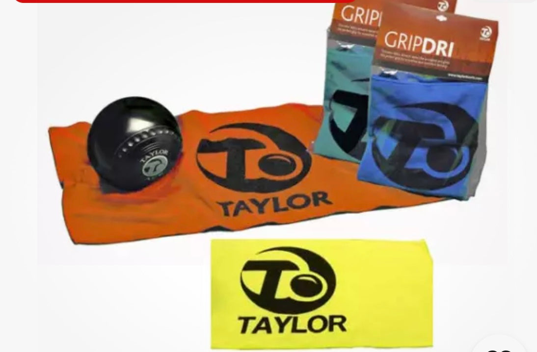 TAYLOR GRIP DRI BOWLS TOWEL