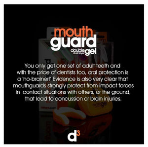 d3 Mouth Guard - Double dual layer gel Youth & Adult