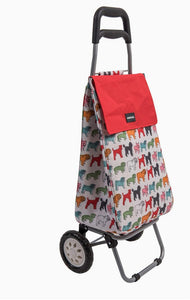 Sabichi Pug Multicoloured Shopping Trolley