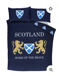 Scotland Home Of The Brave Duvet Cover.