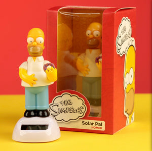 Puckator Solar Pal Homer -­ Fun Novelty Dancing Toy- Simpsons - Window Sill Car­ Desktop Toy