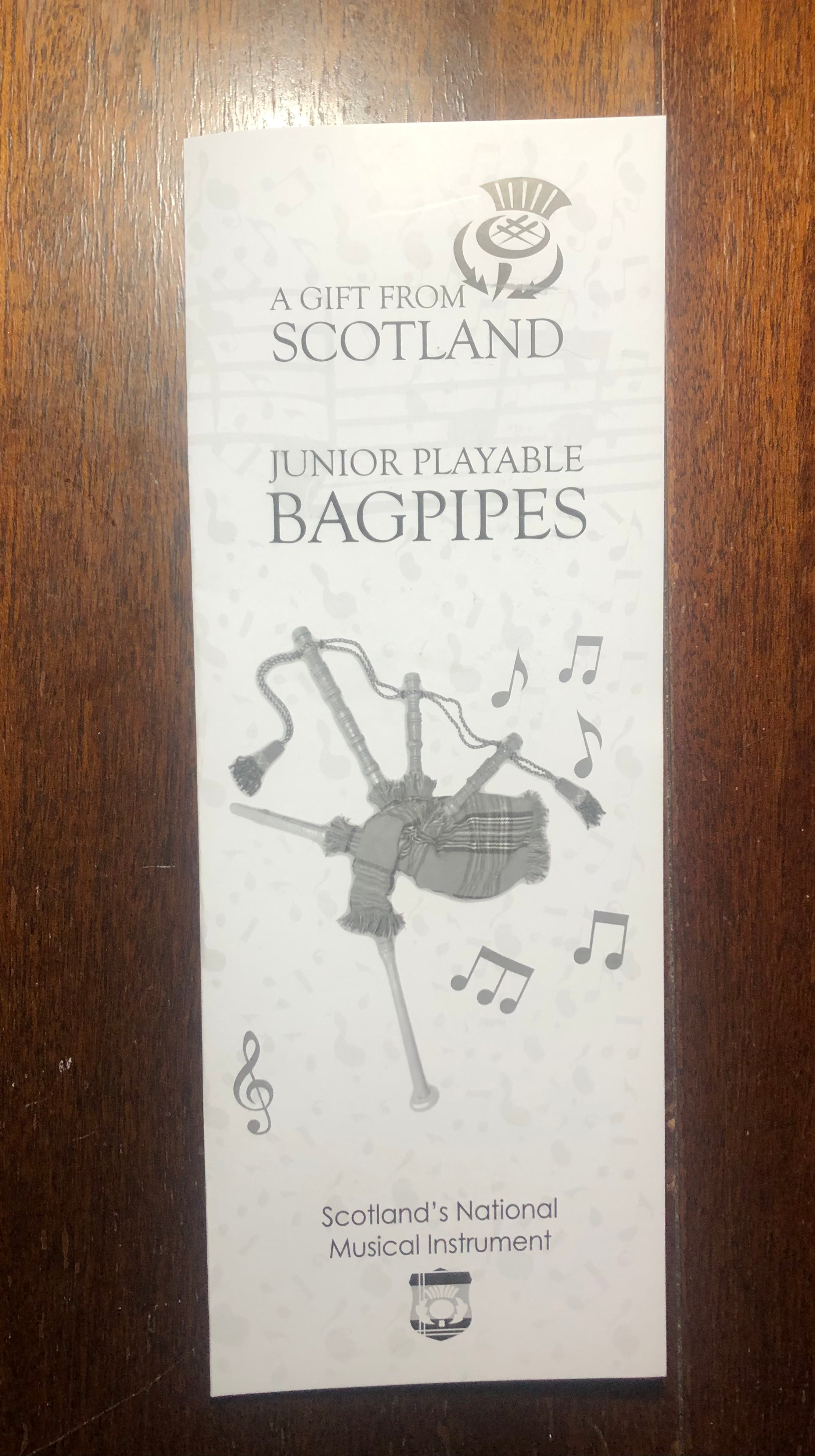 Junior playable bagpipes