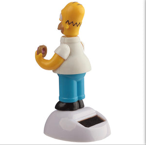 Puckator Solar Pal Homer -­ Fun Novelty Dancing Toy- Simpsons - Window Sill Car­ Desktop Toy