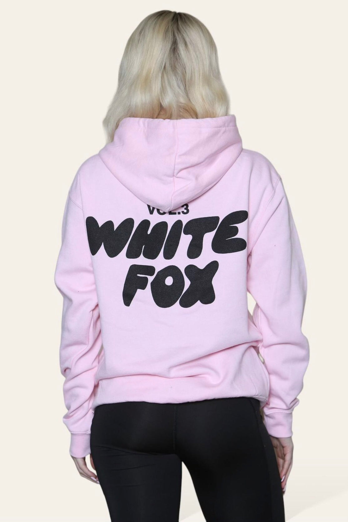 White Fox womens girls hoodie loose fitting hoodie thick wool lett Mayors Sports and Menswear