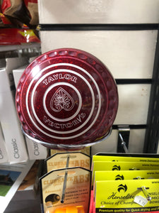 Taylor Lawn Bowls Vector VS Pro Grip in Maroon/Red Speckled