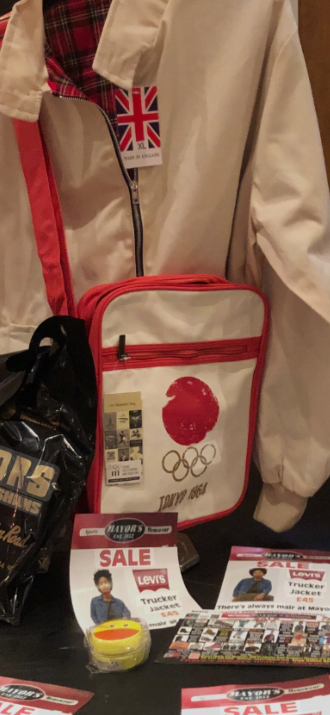 Olympic Tokyo 1964 & Olympic Mockba 1980 A4 shoulder bag Officially licensed product