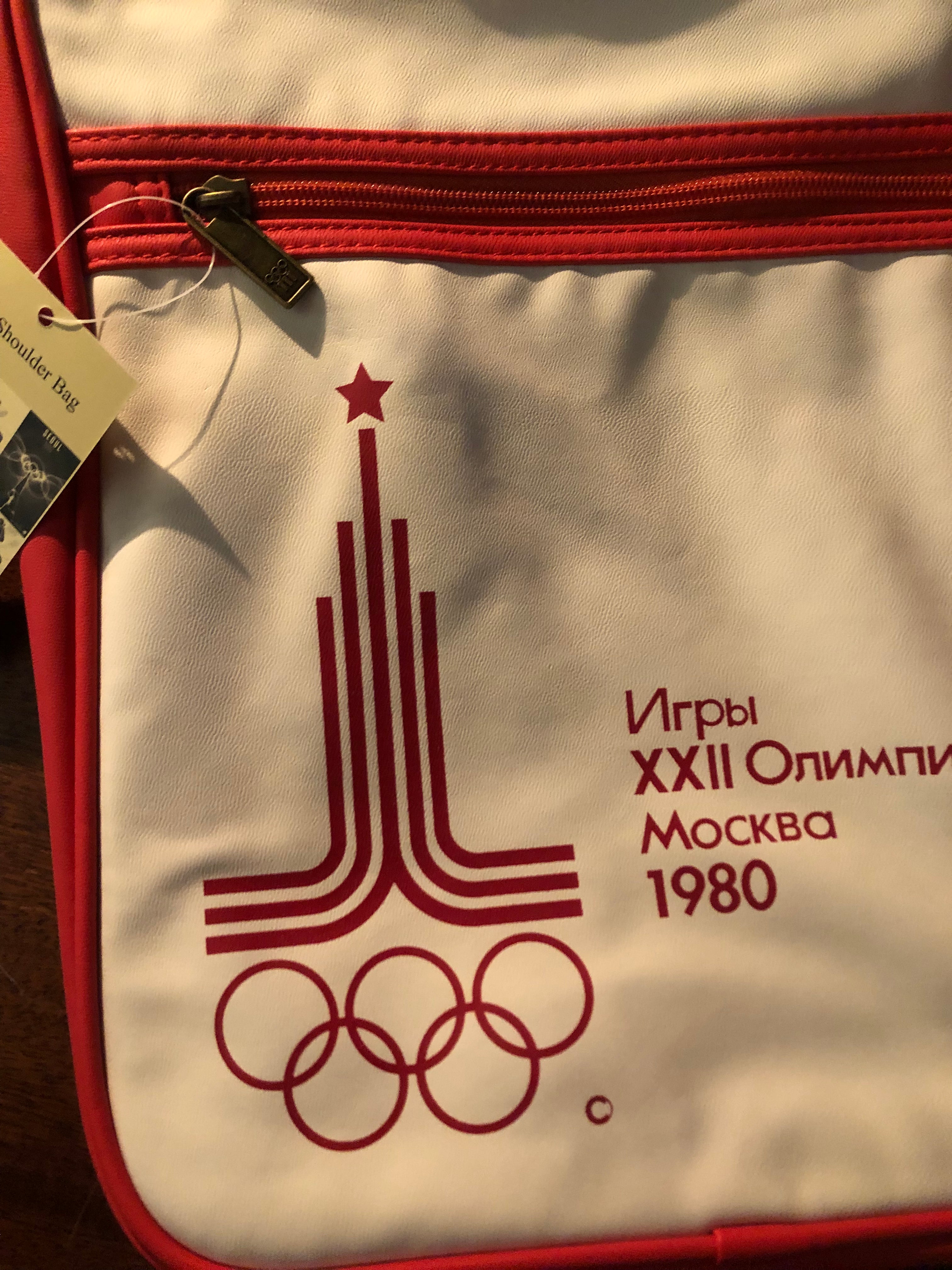 Olympic Tokyo 1964 & Olympic Mockba 1980 A4 shoulder bag Officially licensed product