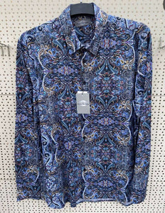 Peter Gribby king-size Paisley Patterned Men's Shirt