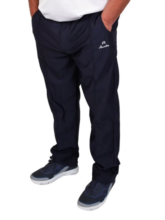 HENSELITE SPORTS TROUSERS with Zip BLACK & NAVY